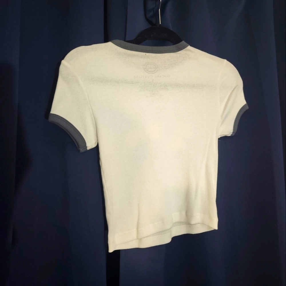 White, Social Culture, small crop top